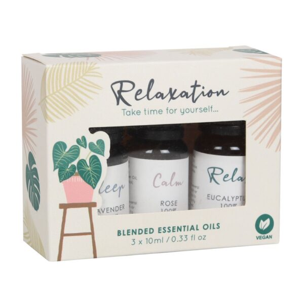 RELAXATION BLENDED ESSENTIAL OIL GIFT SET